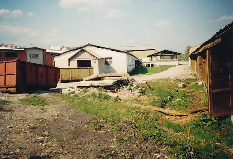 1999, pôvodný areál v Šebešťanovej - príprava staveniska